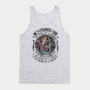 November Girl The Soul Of A Mermaid Hippie T-shirt Tank Top